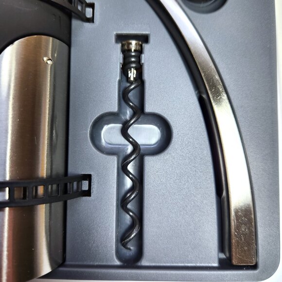 Wine Opener Kit Sprott Brookstone Estate foil cutter, extra corkscrew New - Picture 5 of 8